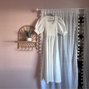 Zara puff sleeve dress maternity